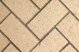 Ivory Mosaic Herringbone Refractory Panels | MOSAIC42IVFH