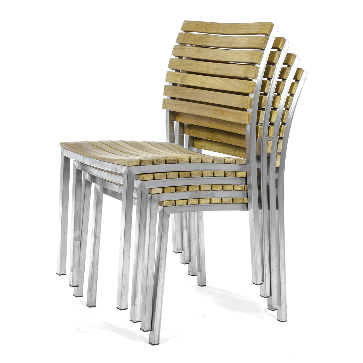 Westminster Teak - Vogue Side Chair Teak and 304 Stainless Steel Teak and 304 Stainless Steel- 21007