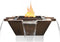 The Outdoor Plus Water Bowl The Outdoor Plus - Maya Hammered Copper Fire & Water Bowl, 4-Way Spill I OPT-XXFW4W