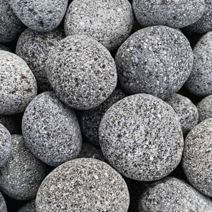Prism Hardscapes - Tumbled Lava Rock, Grey 40 lbs