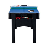 Fat Cat - 6' - 3-in-1 Flip Multi-Game Table - Blue Top - 64-1051