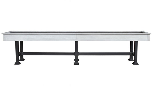 12-foot Shuffleboard Table "The Urban" in White Wash | Urban-WHT-12