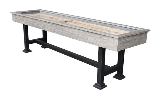 9-foot Shuffleboard Table "The Urban" in Silver Mist | Urban-SIL-9