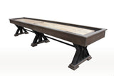 The Weathered" Shuffleboard Table in Black Oak/Desert Sand - available in 12, 14, 16, 18, 20 & 22 foot