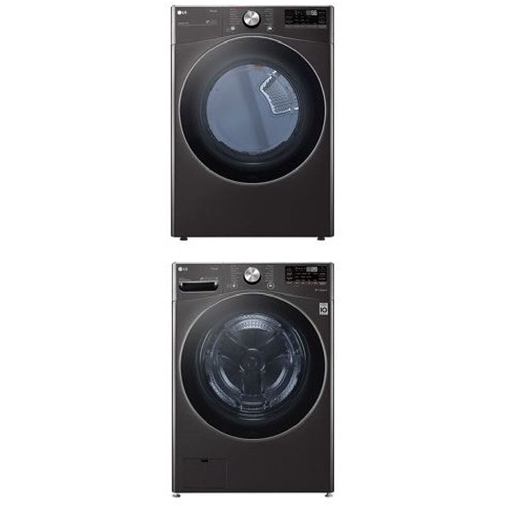 LG - 5.0 CF Front Load Washer (WM4200HBA) & 7.4 CF Electric Dryer (DLEX4200B) - WM4200HBA-E-KIT