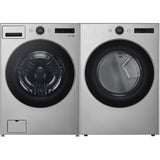 LG - 4.5 CF Front Load Washer (WM5500HVA) & 7.4 CF Electric Dryer (DLEX5500V) - WM5500HVA-E-KIT