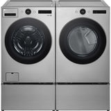 LG - 4.5 CF Front Load Washer (WM5500HVA) & 7.4 CF Gas Dryer (DLGX5501V) - WM5500HVA-G-KIT