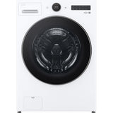 LG - 4.5 CF Ultra Large Capacity Front Load Washer with AIDD, Steam, Wi-Fi - WM5500HWA