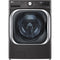LG - 5.2 CF Mega Capacity Front Load Washer with TurboWash, Steam, AIDD, WIFI - WM8900HBA