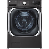 LG - 5.2 CF Mega Capacity Front Load Washer with TurboWash, Steam, AIDD, WIFI - WM8900HBA