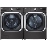 LG - 5.2 CF Front Load Washer (WM8900HBA) + 9.0 CF Electric Dryer (DLEX8900B) - WM8900HBA-E-KIT