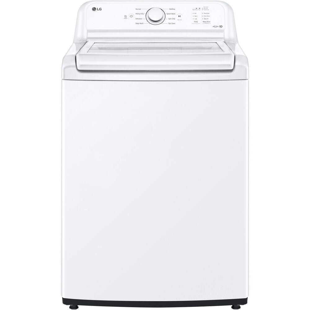 LG - 4.1 CF Ultra Large Capacity Top Load Washer, Agitator - WT6105CW