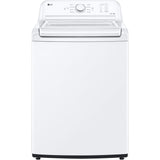 LG - 4.1 CF Ultra Large Capacity Top Load Washer, Agitator - WT6105CW