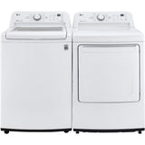 LG - 4.3 CF Top Load Washer (WT7005CW) & 7.3 Gas Dryer (DLG7001W) - WT7005CW-G-KIT