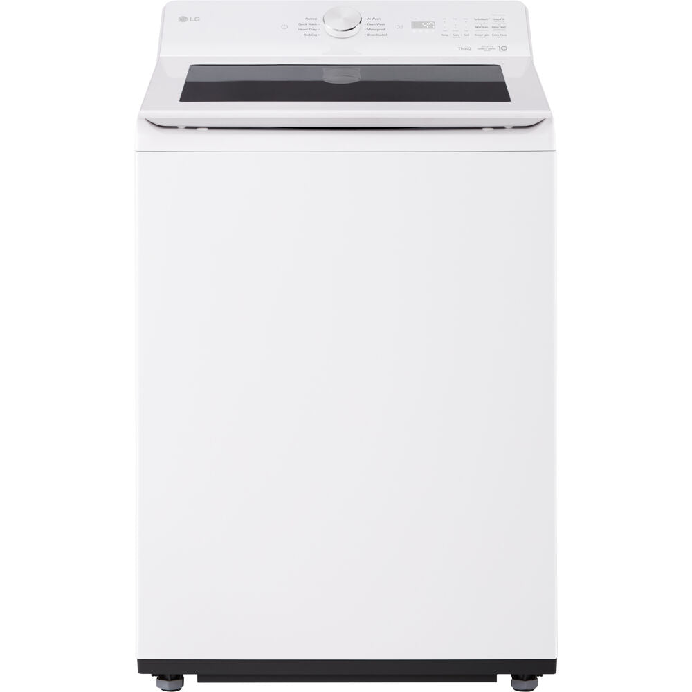 LG - 4.8 CF Top Load Agitator Washer, TurboWash3D, Wi-Fi, Easy Unload - WT8205CW