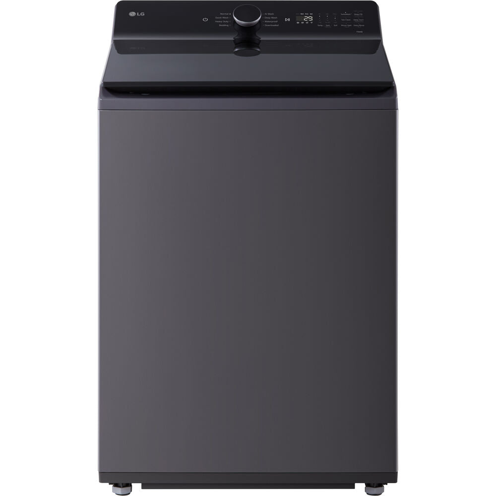 LG - 5.5 CF Top Load Washer, TurboWash 3D, Wi-Fi, Easy Unload - WT8400CB