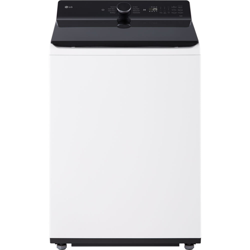 LG - 5.5 CF Top Load Washer, TurboWash 3D, Wi-Fi, Easy Unload - WT8400CW