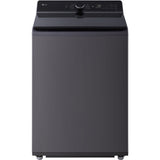 LG - 5.5 CF Top Load Washer, TurboWash 3D, Wi-Fi, Easy Unload, Agitator - WT8405CB