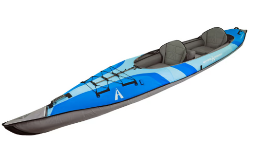 Advanced Elements | AdvancedFrame Convertible Elite SE Inflatable Kayak in Blue with Pump | AE1007-LB-E-P