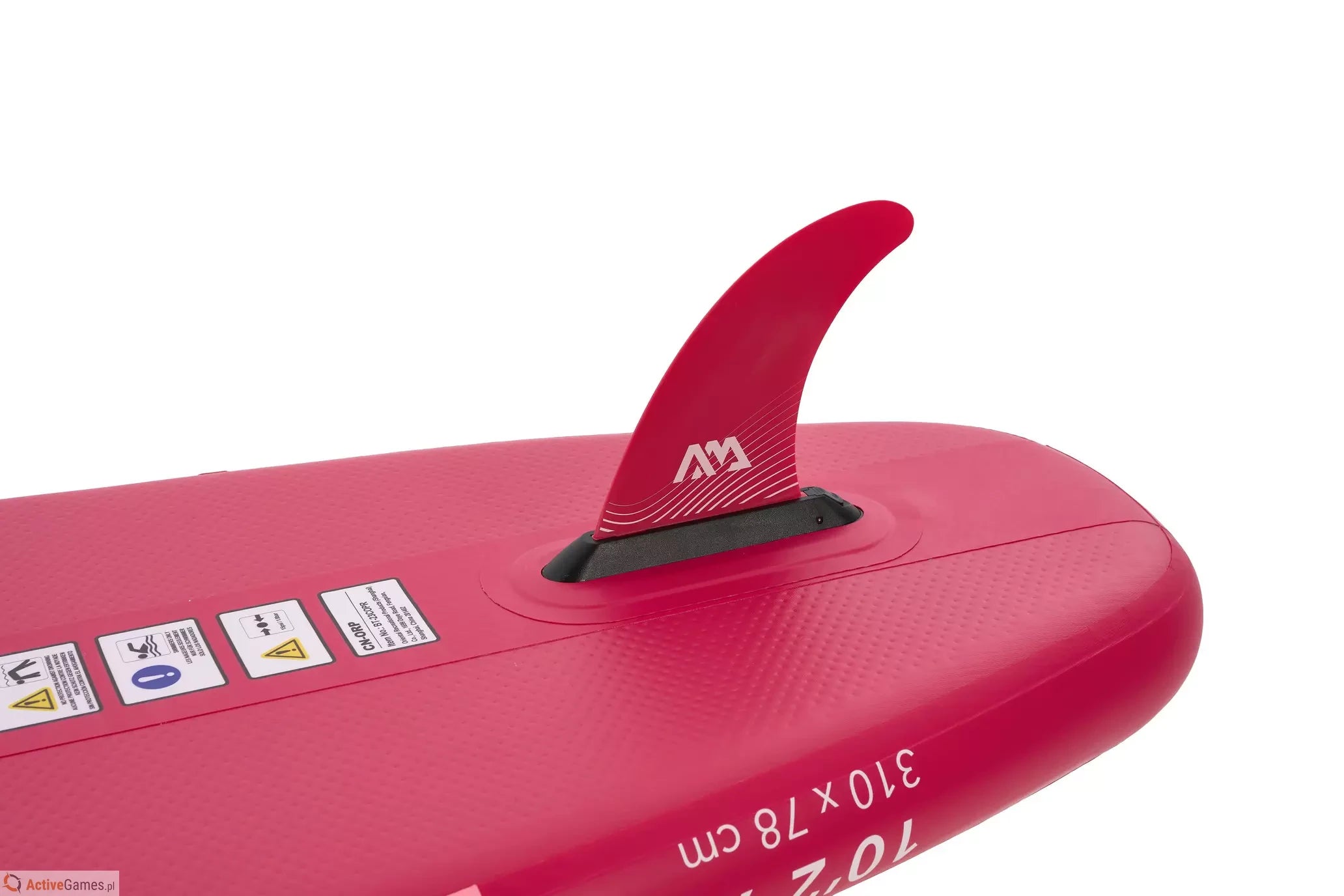Aqua Marina - Coral (Raspberry) - Advanced All-around iSUP, 3.1m/12cm, with carbon/fiberglass hybrid PASTEL paddle, coil leash and carry strap  | BT-23COPR