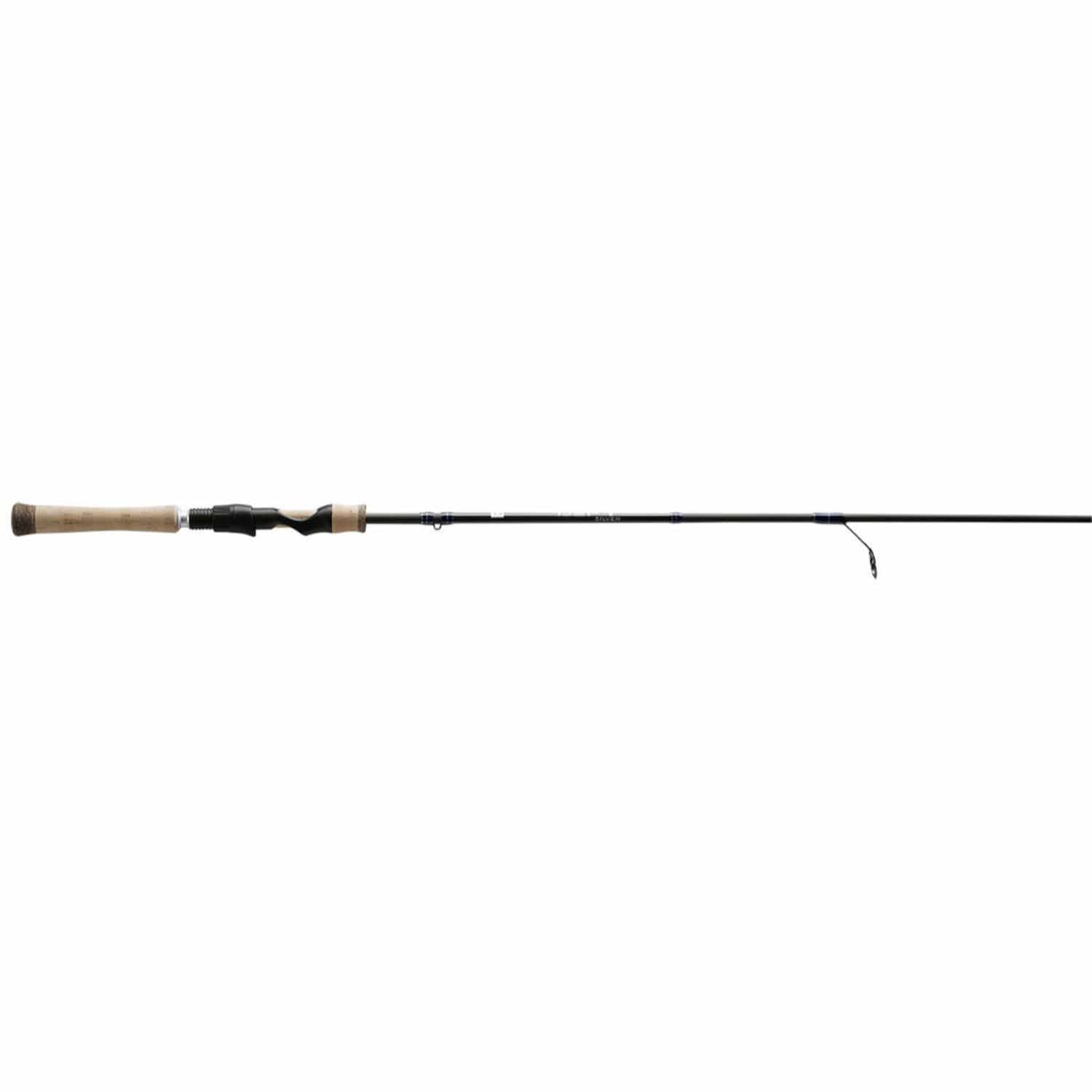 13 Fishing Fishing : Rods 13 Fishing Defy Silver 6 ft 6 in L Spinning Rod 2pc