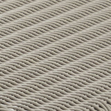 Crosley Furniture - Thatcher 3Pc Outdoor Wicker Swivel Rocker And Ottoman Set Creme/Driftwood - Coffee Table Ottoman & 2 Swivel Rockers