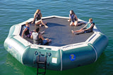 Island Hopper Water Trampolines - 17' Island Hopper "Bounce & Splash"  - Recreational Grade (Yellow or Green)