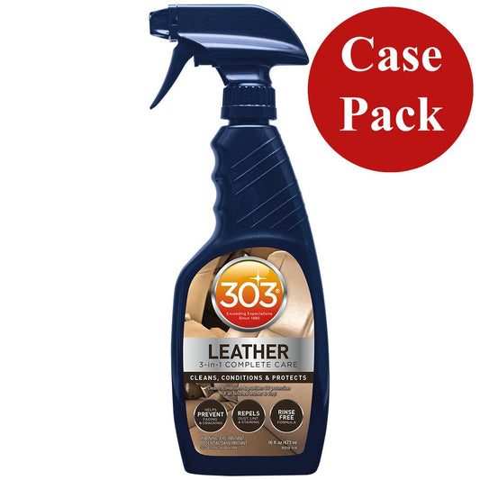 303 Cleaning 303 Automotive Leather 3-In-1 Complete Care - 16oz *Case of 6* [30218CASE]