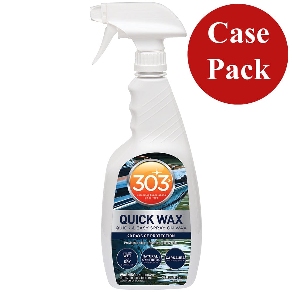 303 Cleaning 303 Marine Quick Wax - 32oz *Case of 6* [30213CASE]