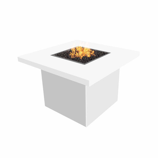 The Outdoor Plus -  60" Square Bella Powder Coated Metal Fire Table - OPT-BELPC60