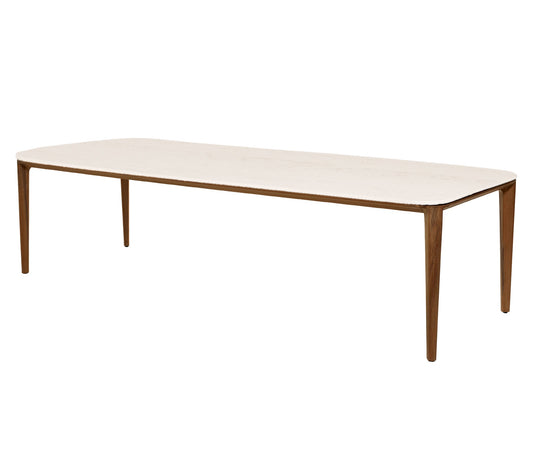 Cane-Line - Aspect dining table, 110x39 inches, Teak, Aluminium - 50803T