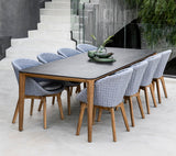 Cane-Line - Aspect dining table, 110x39 inches | Teak, Aluminium | 50803T