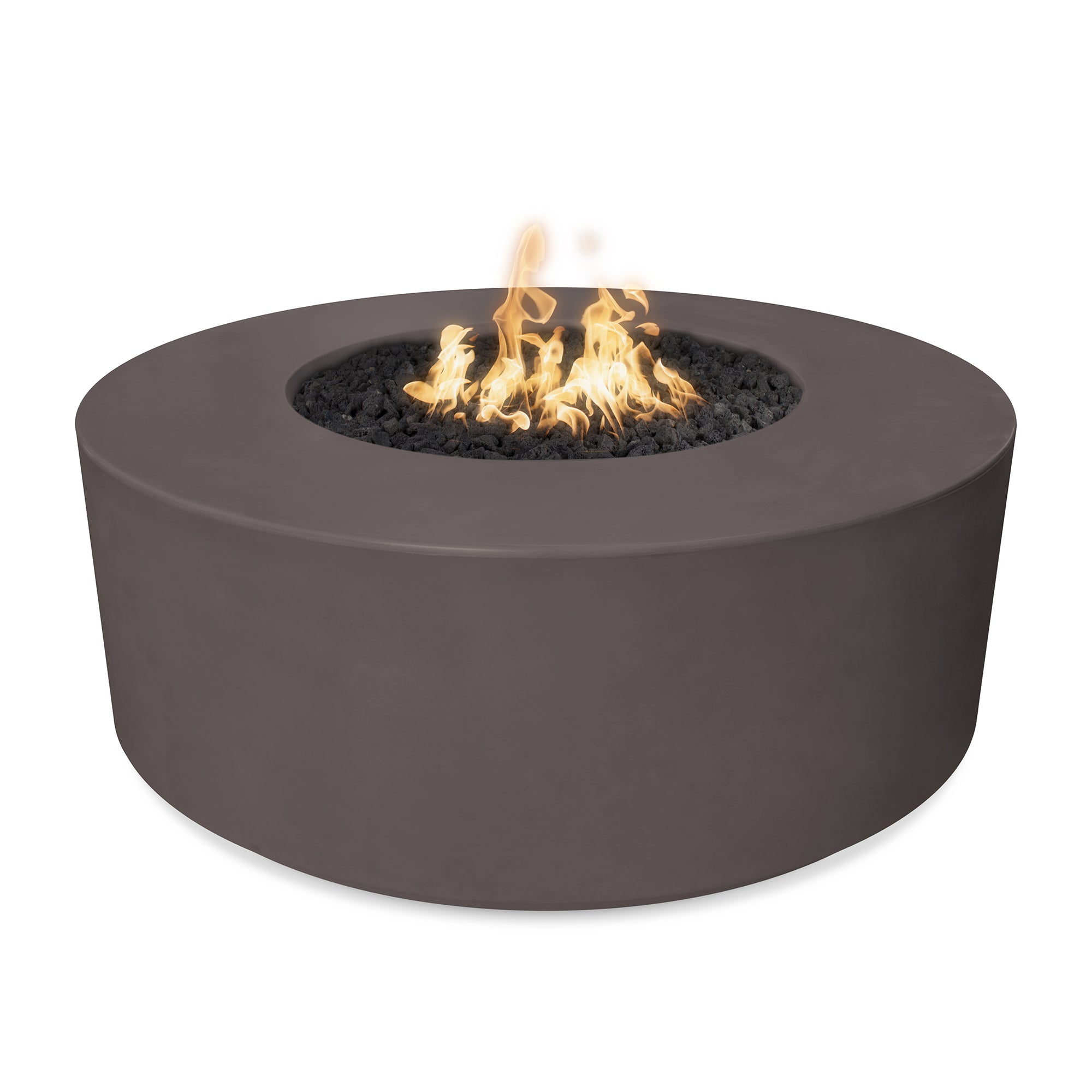 The Outdoor Plus - Florence 46 Inch Concrete Match Lit Firepit - OPT-FL46
