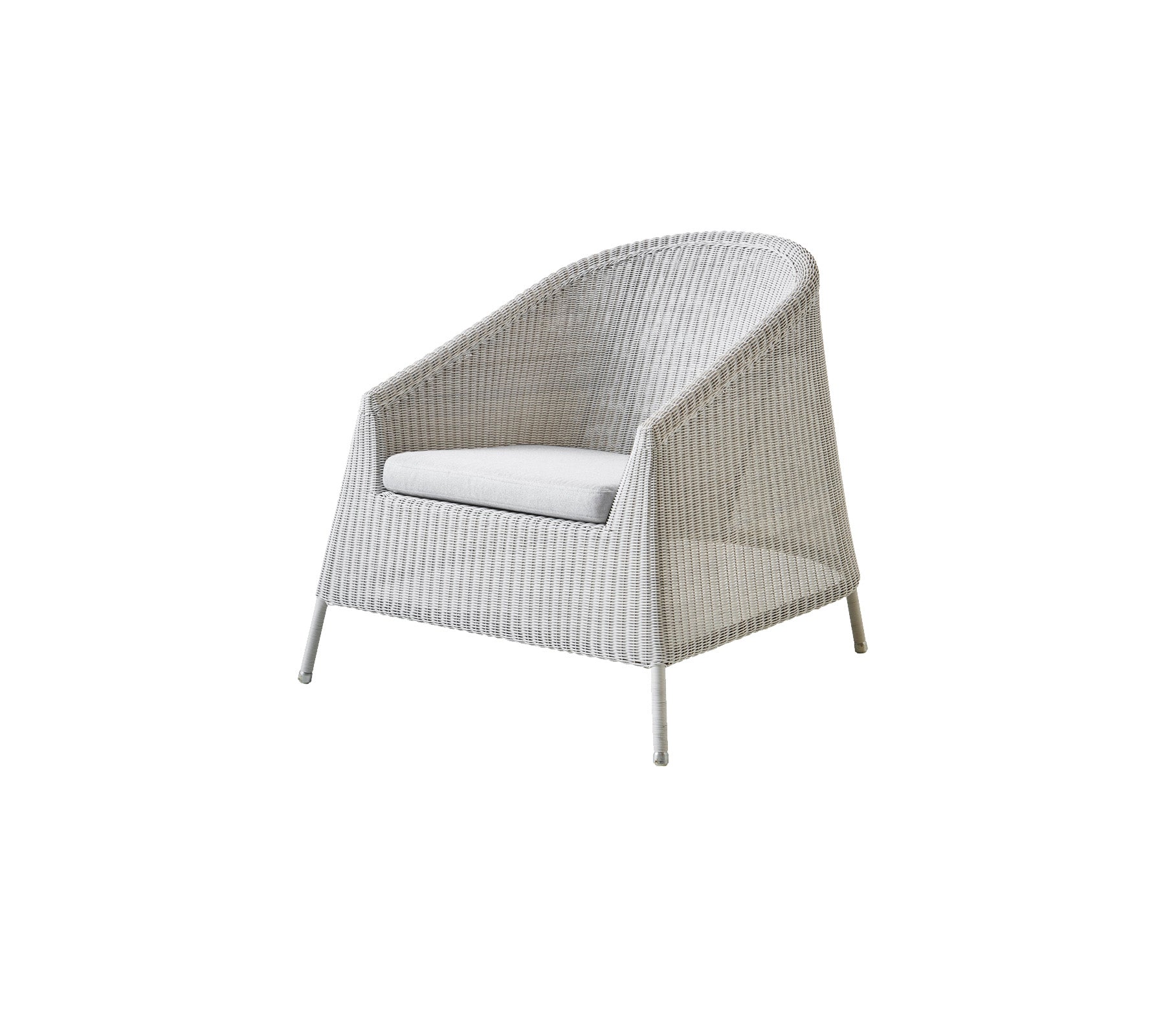 Cane-Line - Kingston lounge chair, stackable - Galvanized steel  | 5450