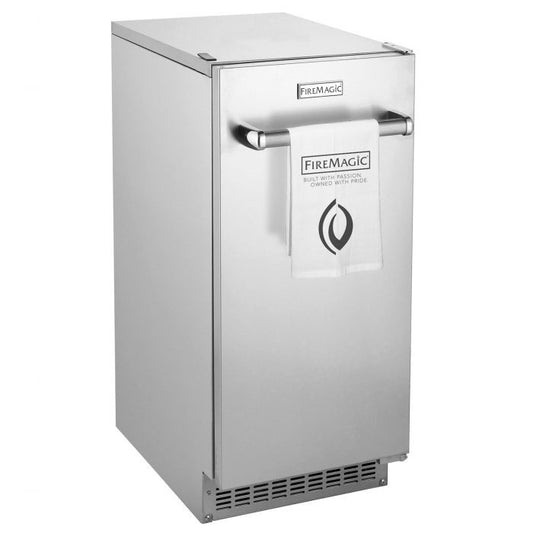 Fire Magic - 15 1/4 Inch Automatic Outdoor Ice Maker with Reversible Door | 5597A
