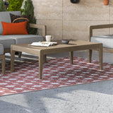 Sustain Outdoor Coffee Table by Homestyles - Gray - Wood - 5675-21
