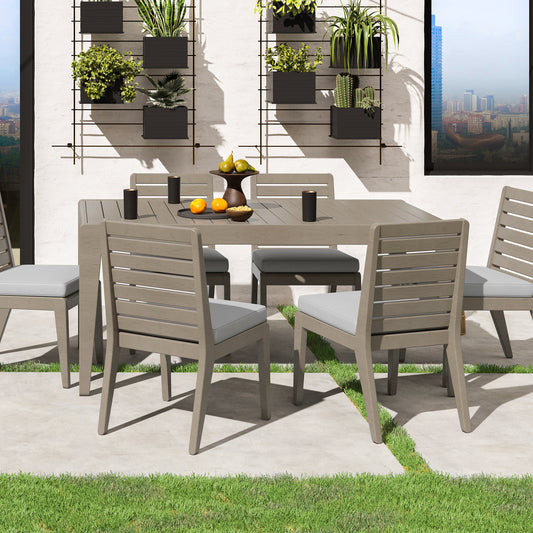 Sustain Outdoor Dining Table by Homestyles - Gray - Wood - 5675-31