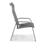 Daytona Chair (Set of 2) by Homestyles - Gray - Aluminum - 5702-84