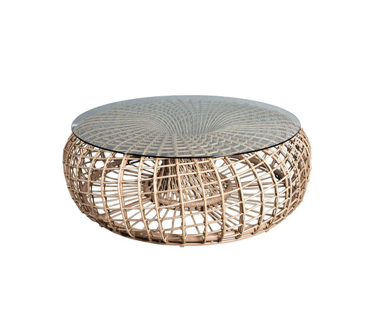 Nest coffee table/footstool, large, dia. 130 cm