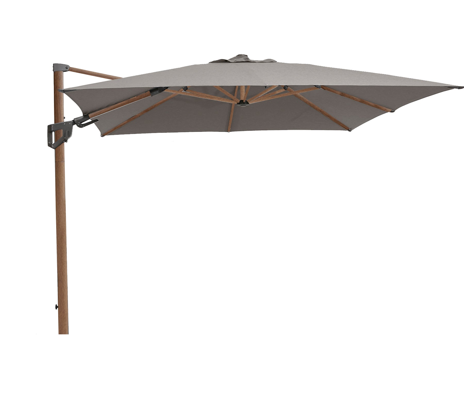 Cane-Line - Hyde luxe tilt parasol, 118.2x118.2 inches