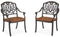 Capri Outdoor Chair Pair by Homestyles - 6658-80