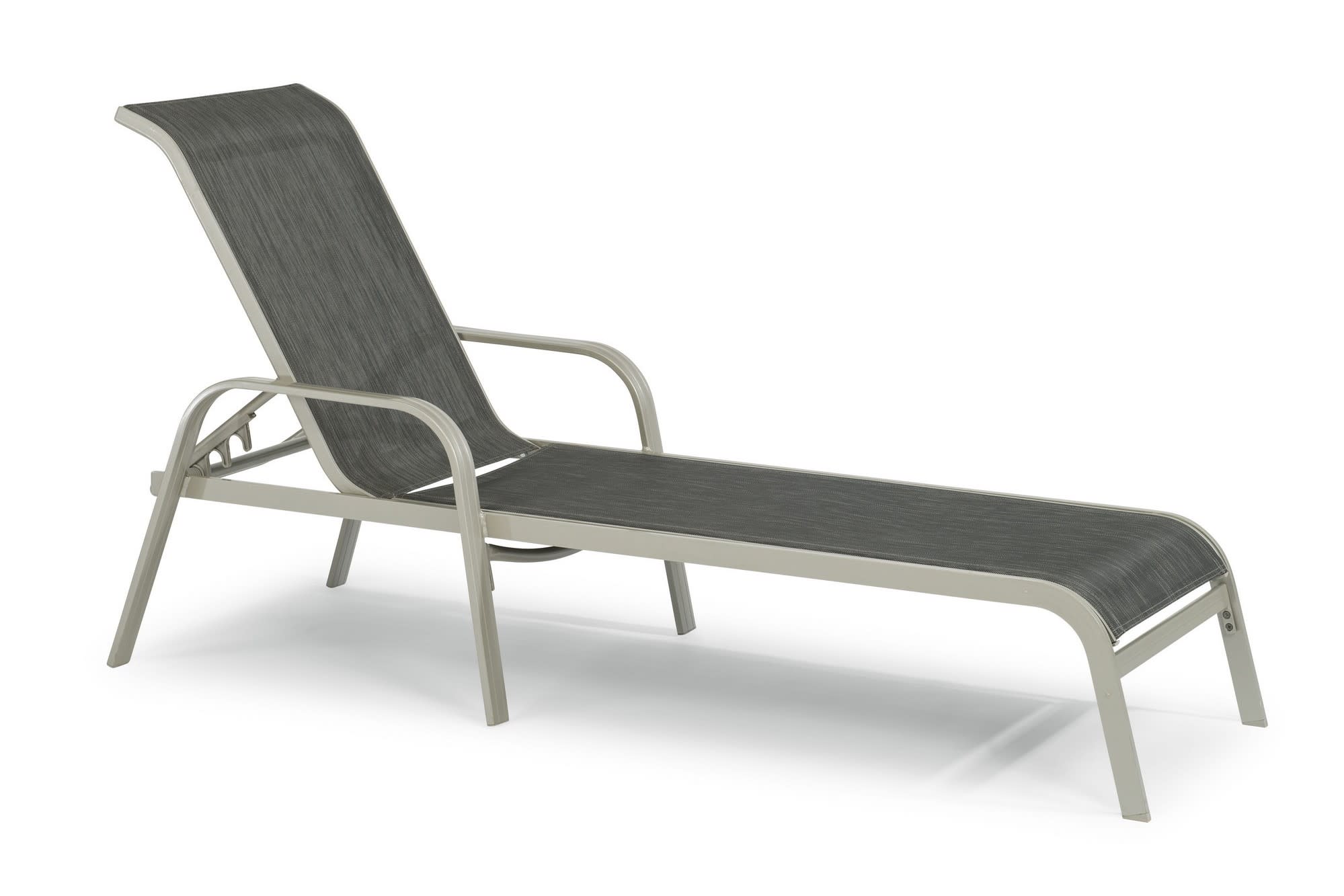 Captiva Outdoor Chaise Lounge Set by Homestyles - Gray - Aluminum - 6700-832