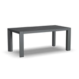 Grayton Outdoor Aluminum Loveseat with Lounge Chairs and Coffee Table by Homestyles - Gray - Aluminum - 6730-60-10D-21