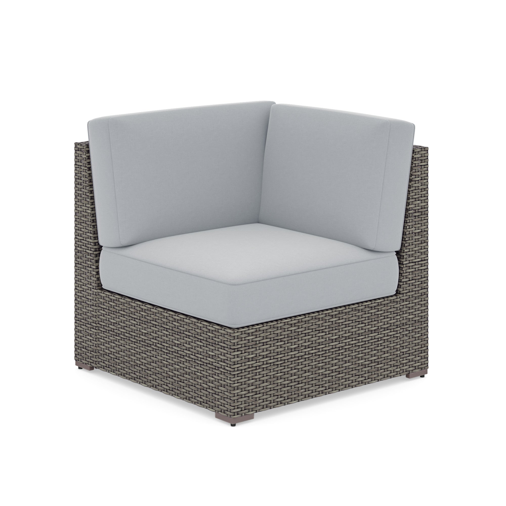 Boca Raton Outdoor Chair Pair and Storage Table by Homestyles - Brown - Rattan - 6801-12D-23