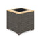 Boca Raton Outdoor Planter by Homestyles - Brown - Rattan - 6801-24