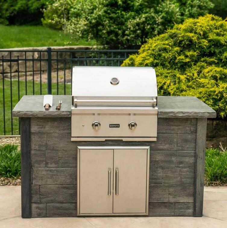 RTA - 5ft Grill Island - Weathered Wood | Gray | RTAC-G5-WG ***APPLIANCES SOLD SEPARATELY***