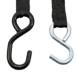 Camco Retractable Tie-Down Straps - 1" Width 6 Dual Hooks [50033]