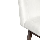 Armen Living - Basila Swivel Bar or Counter Stool in Grey Oak Wood Finish with Pearl Fabric - 840254332225