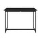 Armen Living - Grand Outdoor Patio Counter Height Dining Table in Black Aluminum - 840254332591