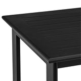 Armen Living - Grand Outdoor Patio Bar Height Dining Table in Aluminum - 840254332676